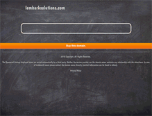 Tablet Screenshot of lembarksolutions.com